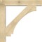 Ekena Millwork Imperial Block Rough Sawn Bracket w/ Offset Brace, Douglas Fir, 8"W x 46"D x 46"H BKT0806X46X46IMP05RDF - alternate 3